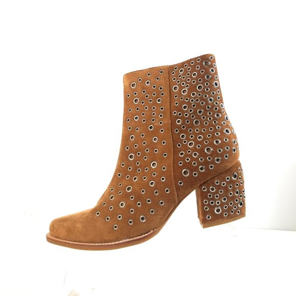 New Jeffrey Campbell Bravado Women Stud Boots 10 - Picture 4 of 11